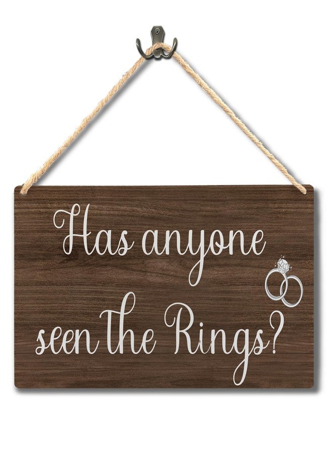 Ryeolo Ring Bearer Sign - Rustic Wedding Decorations, Here Comes the Bride, 11.8x5.9 Inch Wall Pediment - Image 1